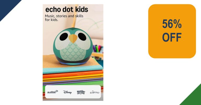 Owl-design Amazon Echo Dot Kids smart speaker